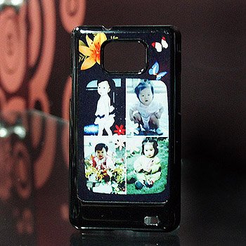 手機殼轉印-GALAXY S2塑膠硬殼-個性黑